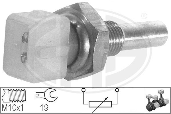 Sensor, kylvätsketemperatur