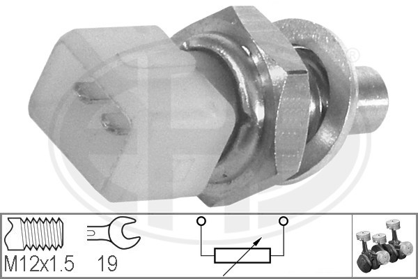 Sensor, kylvätsketemperatur