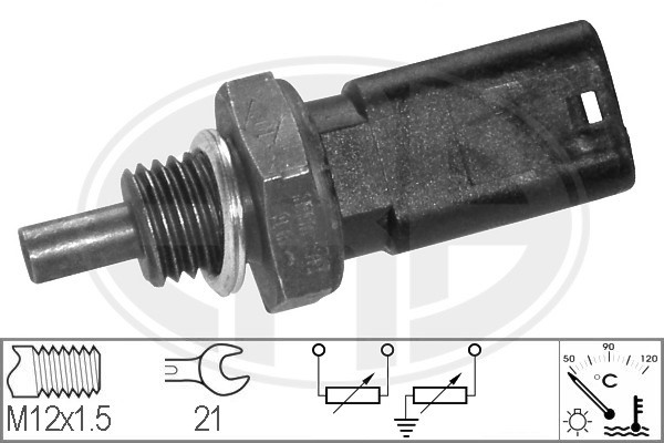 Sensor, kylvätsketemperatur