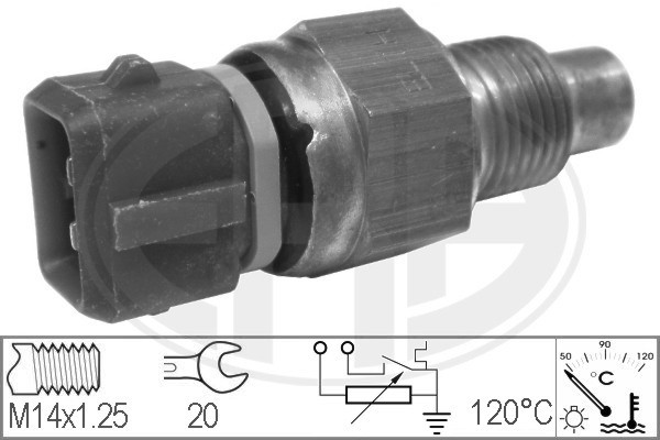 Sensor, kylvätsketemperatur