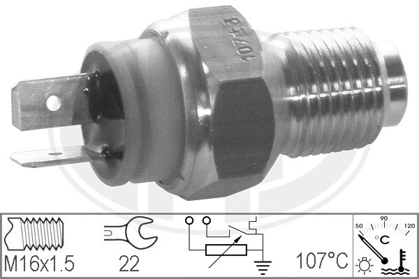 Sensor, kylvätsketemperatur