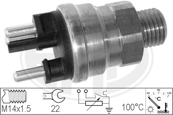 Sensor, kylvätsketemperatur