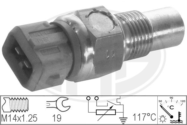 Sensor, kylvätsketemperatur