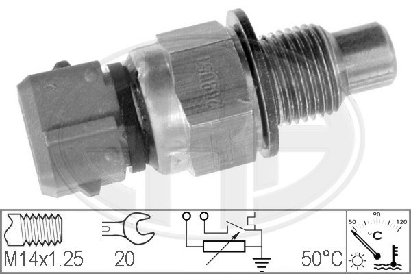 Sensor, kylvätsketemperatur