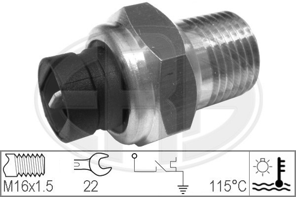 Sensor, kylvätsketemperatur