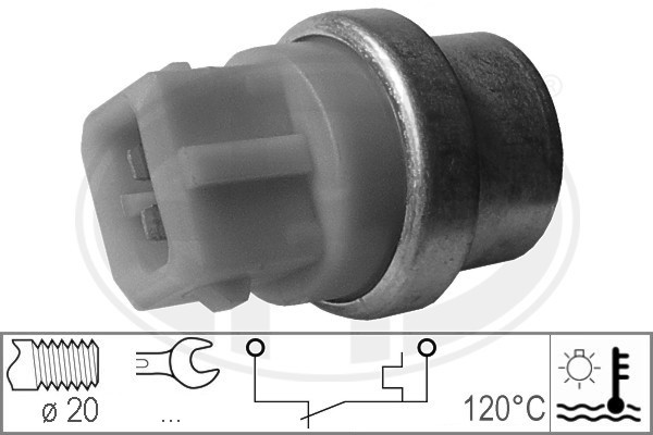 Sensor, kylvätsketemperatur