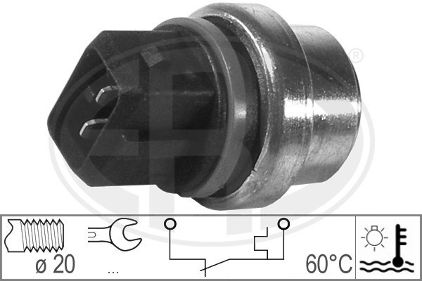 Sensor, kylvätsketemperatur
