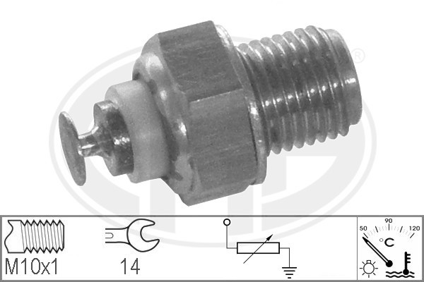 Sensor, kylvätsketemperatur