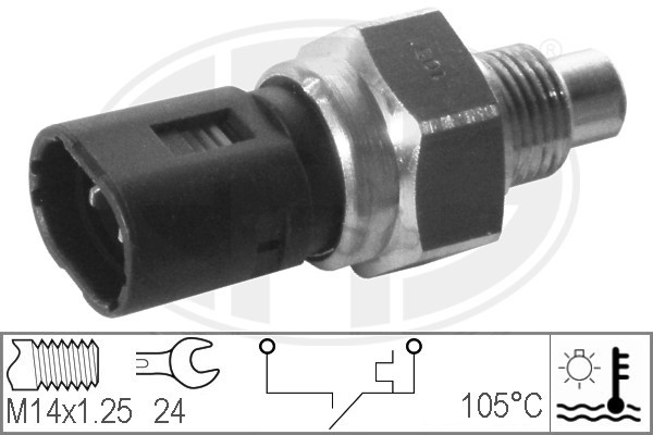 Sensor, kylvätsketemperatur