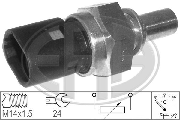 Sensor, oljetemperatur