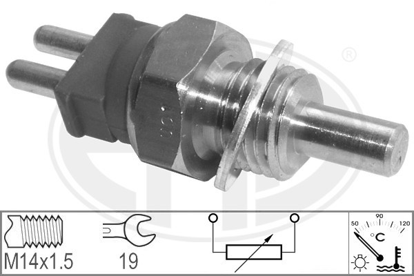 Sensor, kylvätsketemperatur