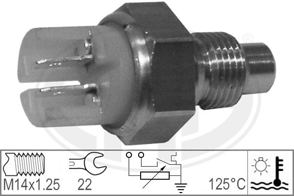 Sensor, kylvätsketemperatur