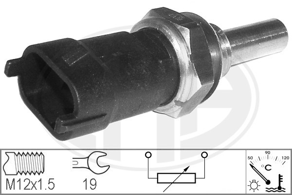 Sensor, kylvätsketemperatur