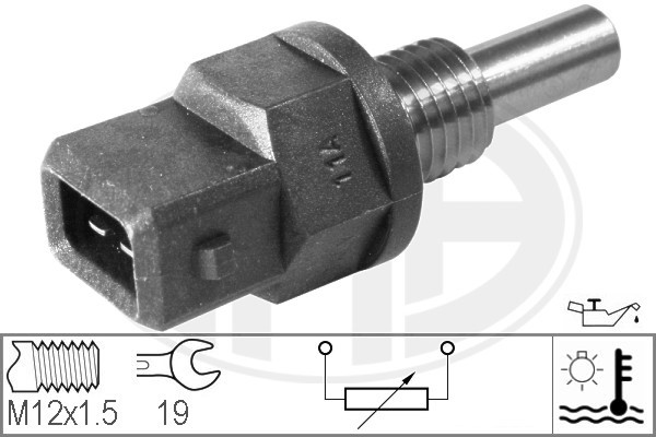 Sensor, kylvätsketemperatur