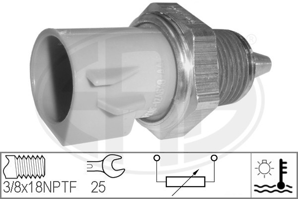 Sensor, kylvätsketemperatur