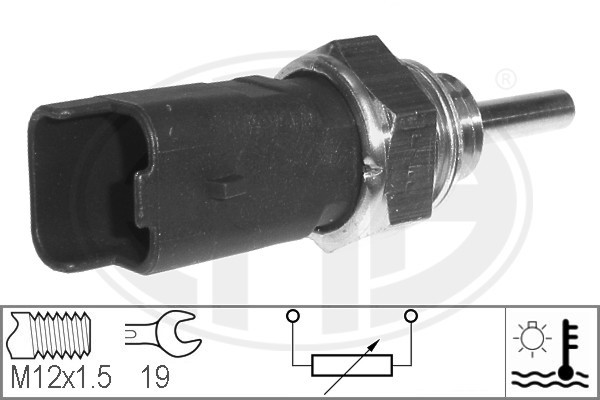 Sensor, kylvätsketemperatur
