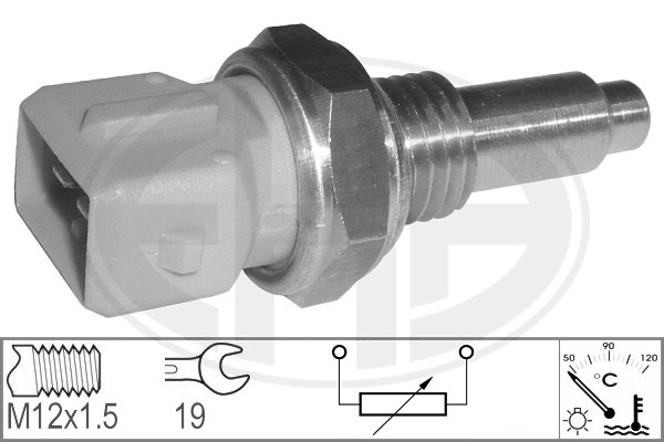 Sensor, kylvätsketemperatur