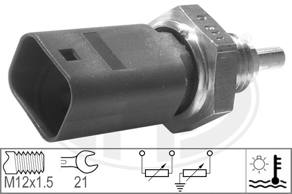 Sensor, kylvätsketemperatur