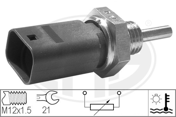 Sensor, kylvätsketemperatur