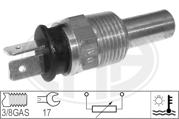 Sensor, kylvätsketemperatur