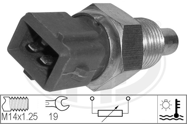 Sensor, kylvätsketemperatur