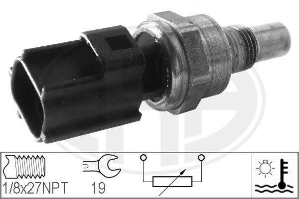 Sensor, kylvätsketemperatur