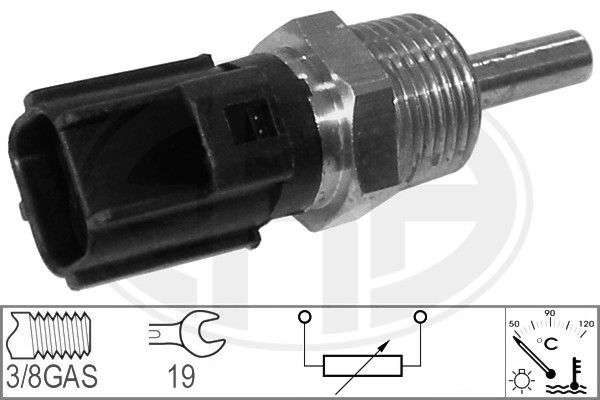 Sensor, kylvätsketemperatur