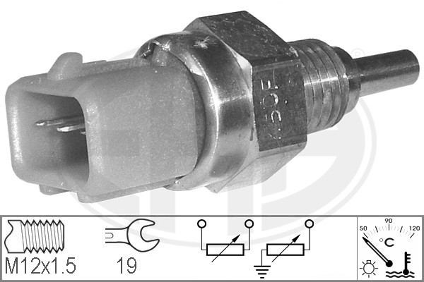Sensor, kylvätsketemperatur
