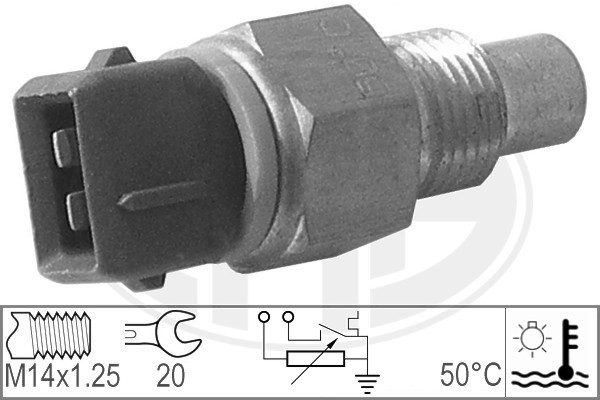 Sensor, kylvätsketemperatur