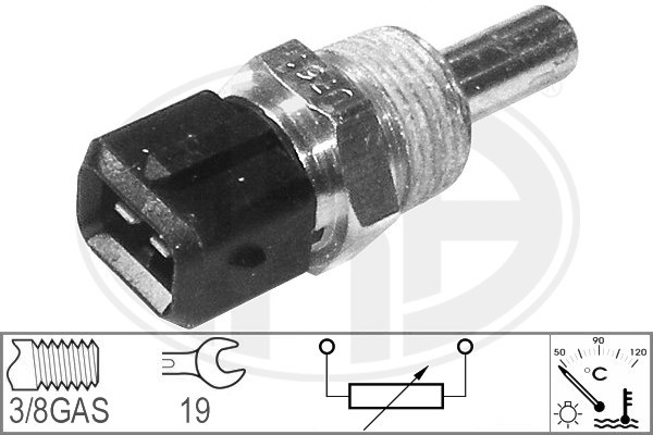 Sensor, kylvätsketemperatur