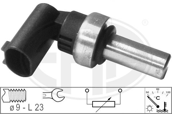Sensor, kylvätsketemperatur