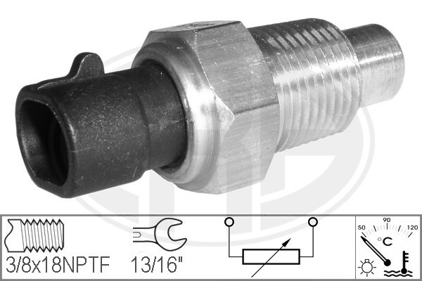 Sensor, kylvätsketemperatur