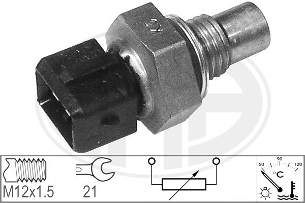 Sensor, kylvätsketemperatur