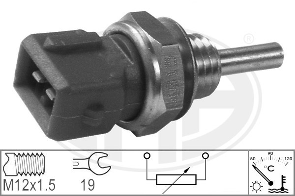 Sensor, kylvätsketemperatur