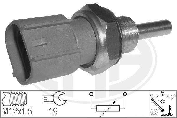 Sensor, kylvätsketemperatur