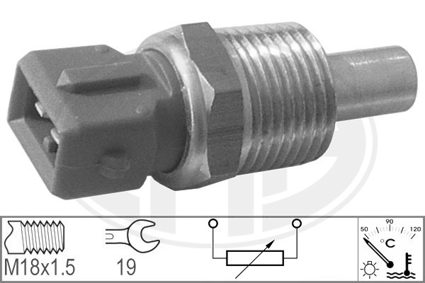Sensor, kylvätsketemperatur