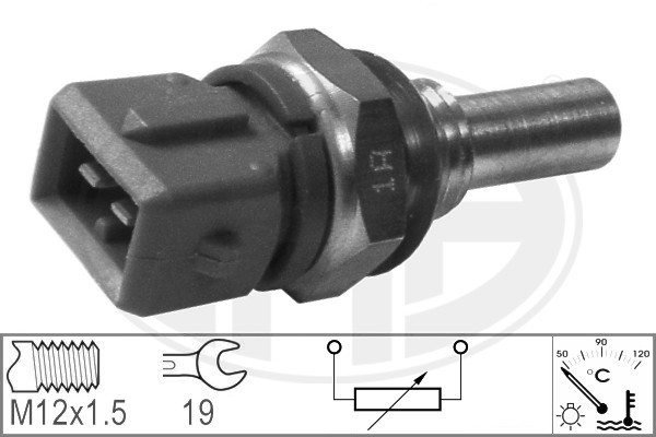 Sensor, kylvätsketemperatur