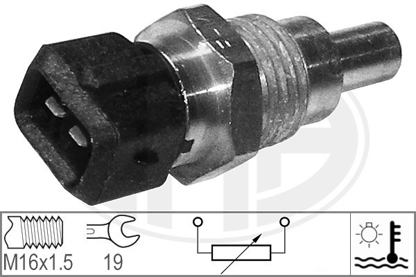 Sensor, kylvätsketemperatur