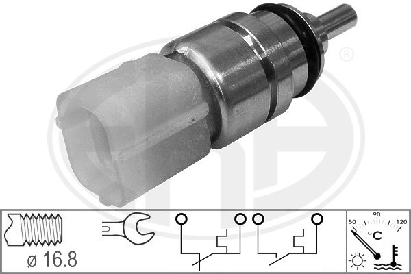 Sensor, kylvätsketemperatur