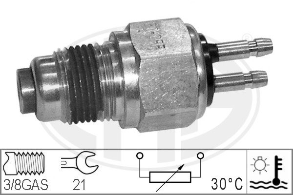 Sensor, kylvätsketemperatur