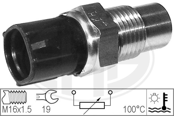 Temperaturswitch, kylarfläkt