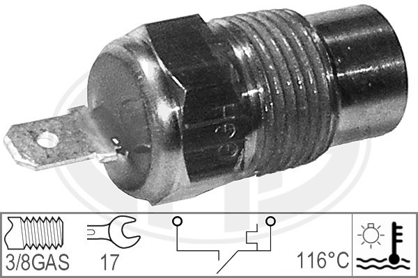 Sensor, kylvätsketemperatur