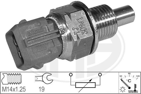 Sensor, kylvätsketemperatur