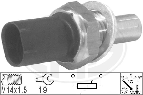 Sensor, kylvätsketemperatur