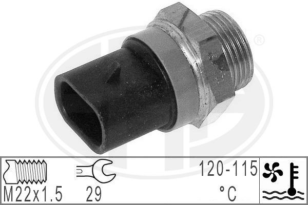 Sensor, kylvätsketemperatur