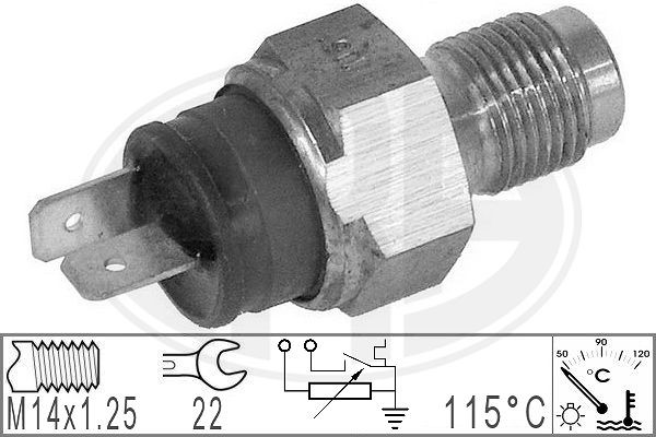 Sensor, kylvätsketemperatur