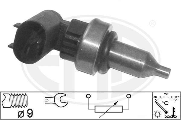 Sensor, kylvätsketemperatur