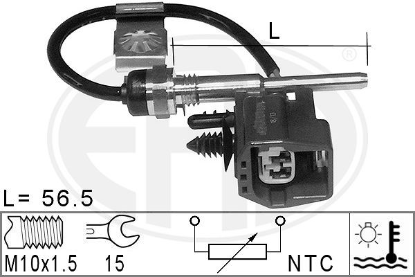 Sensor, kylvätsketemperatur