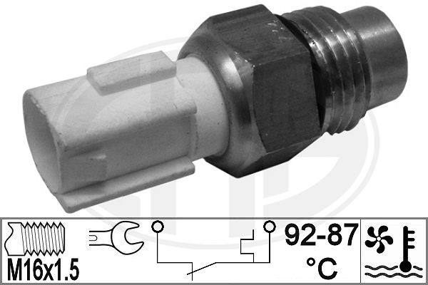 Temperaturswitch, kylarfläkt