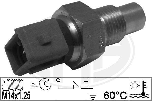 Temperaturswitch, kylarfläkt